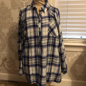 Ladies plaid tunic